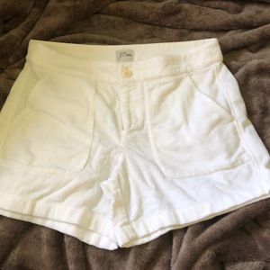 NWOT women’s j crew white shorts